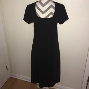 NARCISCO RODRIGUEZ SCOOP NECK SHIFT DRESS
